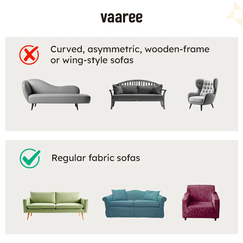 Luna Jacquard Sofa Cover - Smoke Synthetic Fibre - Image 9